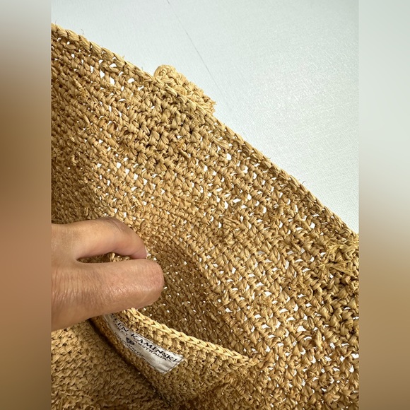 Helen Kaminski 100% raffia tote pool beach vacation bag - Picture 11 of 11